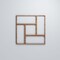 Ekena Millwork Small Sheffield Decorative Fretwork Wood Wall Panels, Walnut, 11 3/8"W x 11 3/8"H x 3/8"T WALW12X12X0375SHFWA - alternate 2